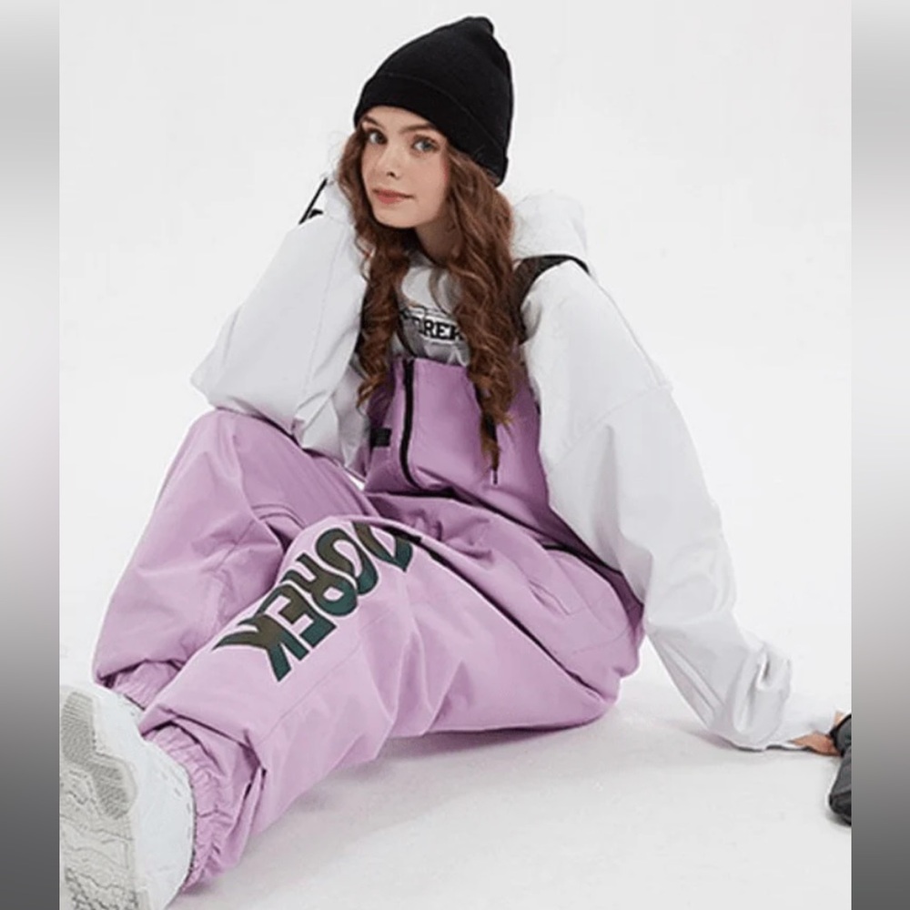 Doorek Eva Snow Bibs - Women’s - Purple NWT